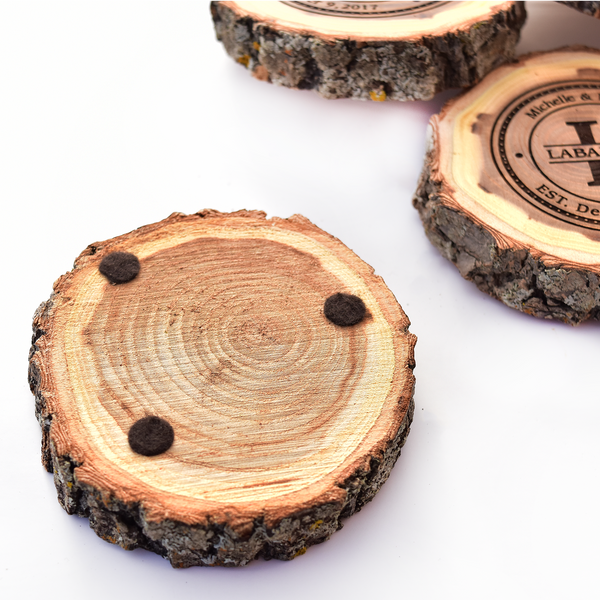 Wood Coasters - Rustic Fall Decor - OpenHaus Gifts
