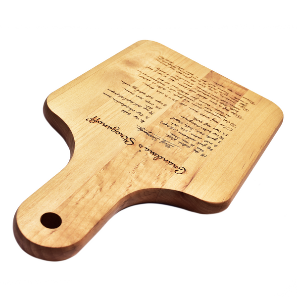 Handwritten Recipe Cutting Board - OpenHaus Gifts