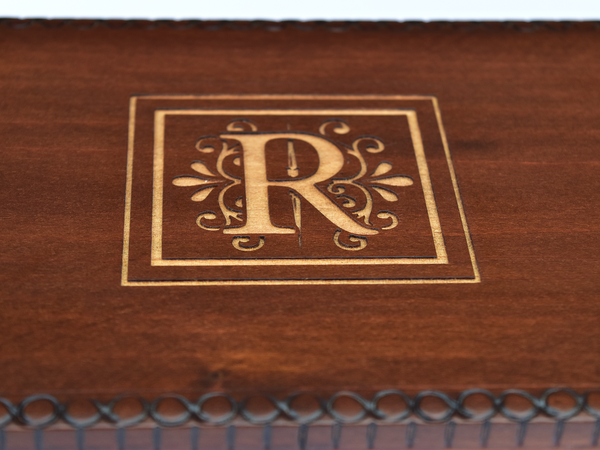 Personalized Initial Wooden Box