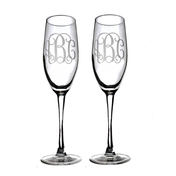 Personalized Wedding Glasses, Set of 2 - OpenHaus Gifts