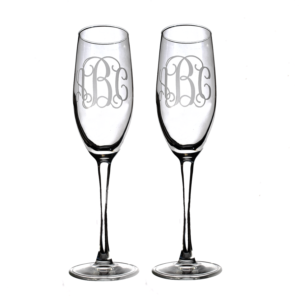 Personalized Wedding Glasses, Set of 2 – OpenHaus Gifts and Engraving