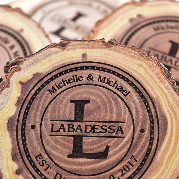 Wood Coasters - Rustic Fall Decor - OpenHaus Gifts