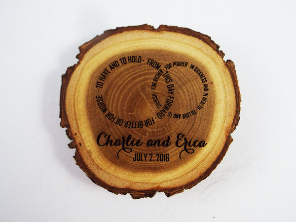 Wedding Wood Magnet, Personalized Wedding Magnet, Wedding Gift, Couple Gift, Save the Date, Mr. and Mrs., Wedding Shower - OpenHaus Gifts