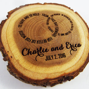 Wedding Wood Magnet, Personalized Wedding Magnet, Wedding Gift, Couple Gift, Save the Date, Mr. and Mrs., Wedding Shower - OpenHaus Gifts