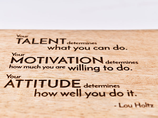 Personalized Wood Box, Rustic Quote Box, Custom Wooden Boxes, Lou Holtz Quote, Inspirational Quotes, Motivational Quotes, Inspirational Box - OpenHaus Gifts