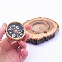 Wood Compass Holder - OpenHaus Gifts