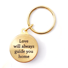 Personalized Compass Keychain - OpenHaus Gifts