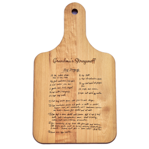 Handwritten Recipe Cutting Board - OpenHaus Gifts