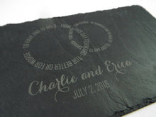 Personalized Cutting Slate, Cutting Stone, Custom Cheese Board, Wedding Gift, Couple Gift, Save the Date, Mr. and Mrs, Wedding Gift - OpenHaus Gifts