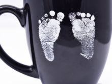 Personalized Foot print mug, foot print coffee mug, Actual footprint, Gift for new mom, New baby, Memorial Gift, Coffee Lover Gift, Coffee - OpenHaus Gifts