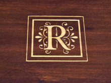 Personalized Initial Wooden Box